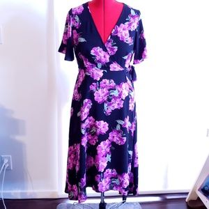 NWOT Forever 21 High-Low Wrap Dress - XL